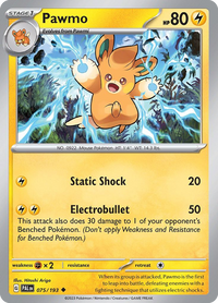 075/193 Pawmo - Paldea Evolved