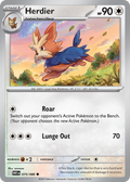 Herdier 075/086 White Flare card