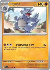 075/142 Rhydon - Stellar Crown