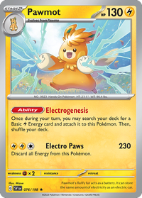 076/198 Pawmot - Scarlet & Violet Base