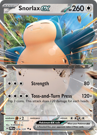 076/131 Snorlax ex - Prismatic Evolutions
