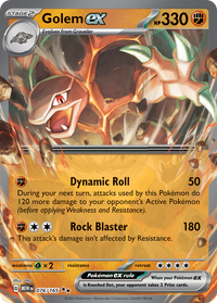 076/165 Golem ex - Scarlet & Violet 151