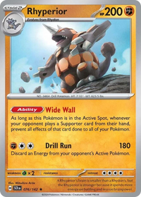 076/142 Rhyperior - Stellar Crown