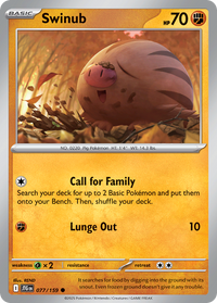 077/159 Swinub - Journey Together
