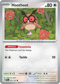 077/131 Hoothoot - Prismatic Evolutions