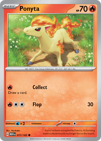077/165 Ponyta - Scarlet & Violet 151