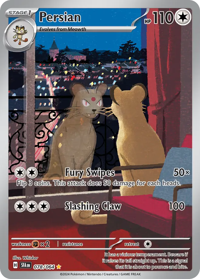 Persian 078/064 Shrouded Fable card