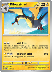 079/198 Kilowattrel - Scarlet & Violet Base