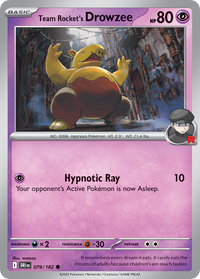 079/182 Team Rocket's Drowzee - Destined Rivals