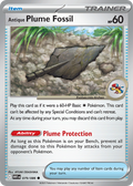Antique Plume Fossil 079/086 White Flare card