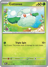 007/131 Cottonee - Prismatic Evolutions