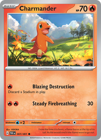 007/091 Charmander - Paldean Fates