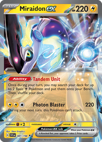 081/198 Miraidon ex - Scarlet & Violet Base