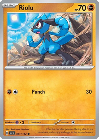 081/142 Riolu - Stellar Crown