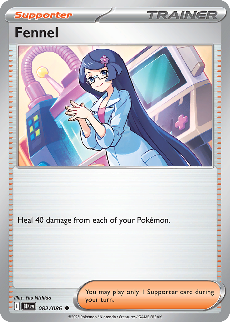 Fennel 082/086 Black Bolt card