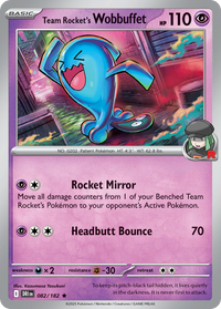 082/182 Team Rocket's Wobbuffet - Destined Rivals
