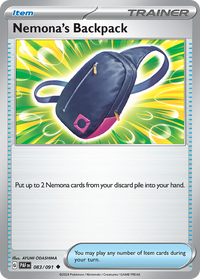 083/091 Nemona's Backpack - Paldean Fates