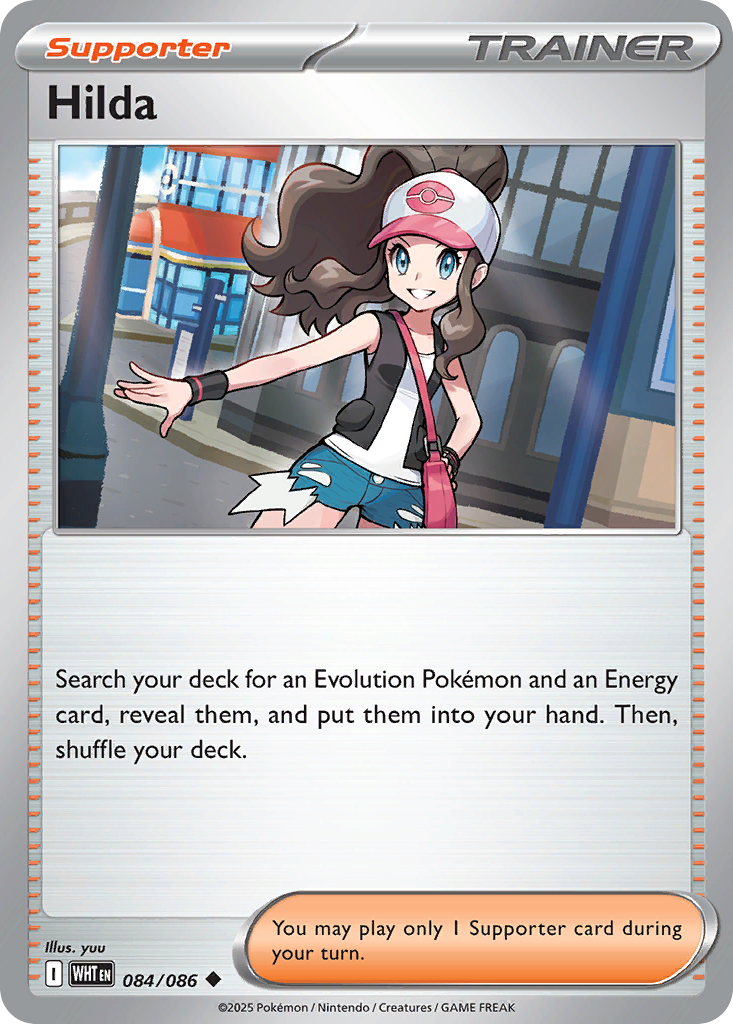Hilda 084/086 White Flare card