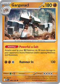 084/132 Garganacl - Mega Evolution