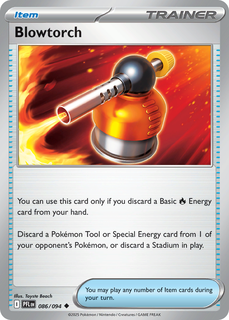 Blowtorch 086/094 Phantasmal Flames card