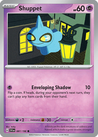 087/198 Shuppet - Scarlet & Violet Base