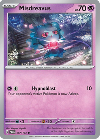 087/193 Misdreavus - Paldea Evolved