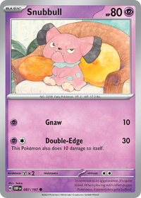 087/197 Snubbull - Obsidian Flames