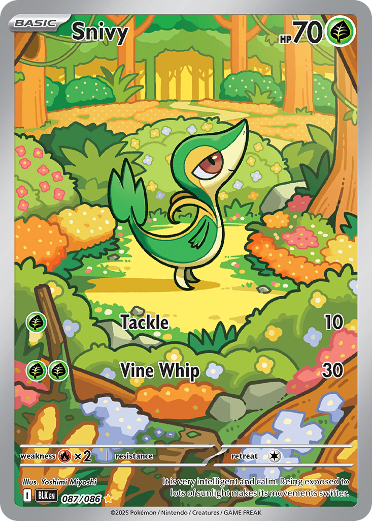 Snivy 087/086 Black Bolt card