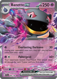 088/198 Banette ex - Scarlet & Violet Base