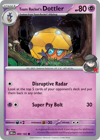 088/182 Team Rocket's Dottler - Destined Rivals