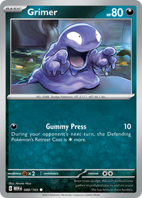 088/165 Grimer - Scarlet & Violet 151