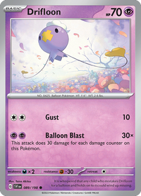 089/198 Drifloon - Scarlet & Violet Base