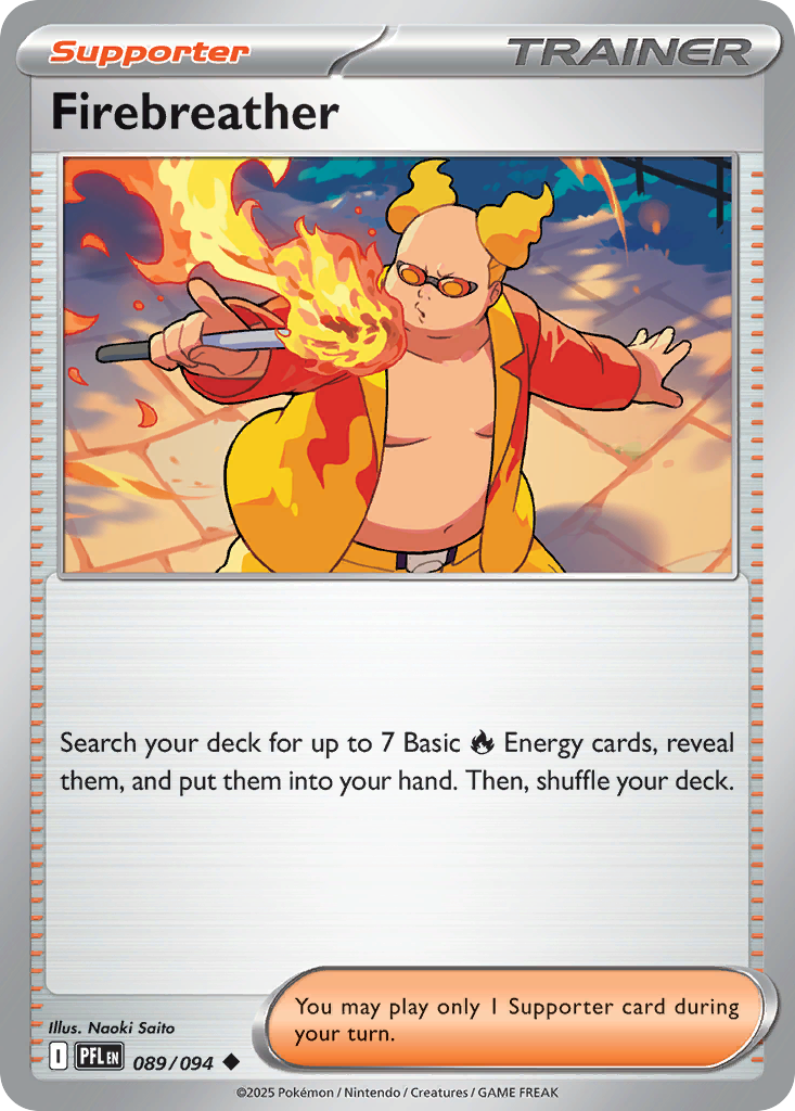 Firebreather 089/094 Phantasmal Flames card