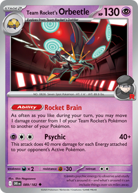 089/182 Team Rocket's Orbeetle - Destined Rivals
