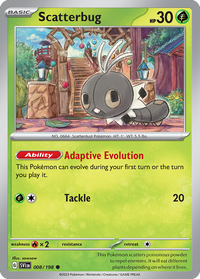 008/198 Scatterbug - Scarlet & Violet Base