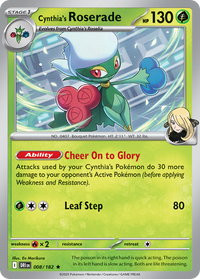 008/182 Cynthia's Roserade - Destined Rivals