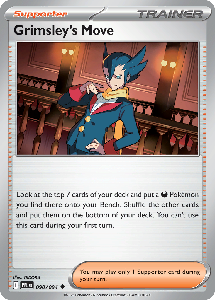 Grimsley's Move 090/094 Phantasmal Flames card