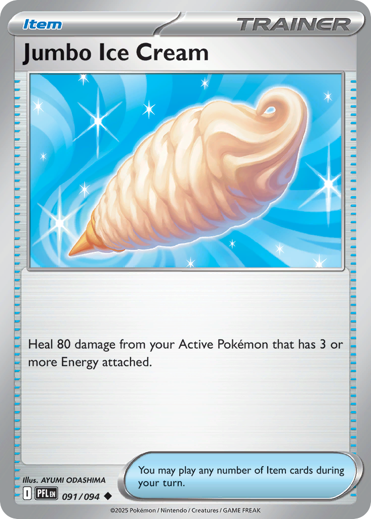 Jumbo Ice Cream 091/094 Phantasmal Flames card