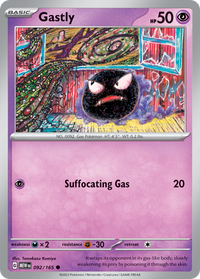 092/165 Gastly - Scarlet & Violet 151