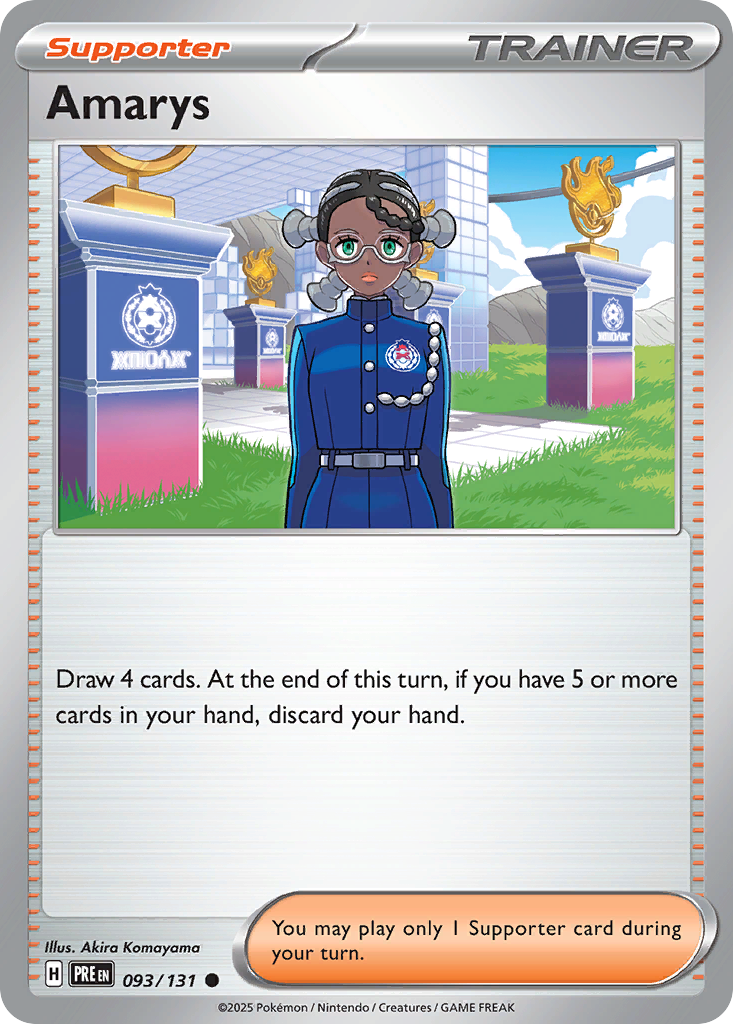 Amarys 093/131 Prismatic Evolutions card