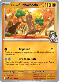 093/182 Ethan's Sudowoodo - Destined Rivals