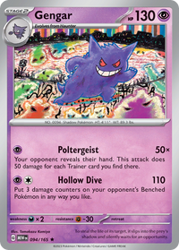 094/165 Gengar - Scarlet & Violet 151