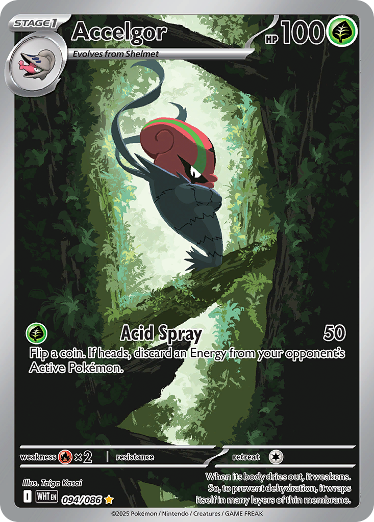 Accelgor 094/086 White Flare card