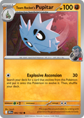 Team Rocket's Pupitar 095/182 Destined Rivals card