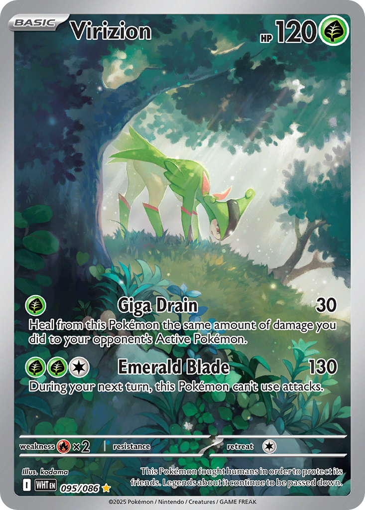 Virizion 095/086 White Flare card
