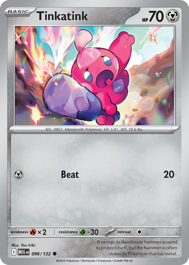 Tinkatink 096/132 Mega Evolution card