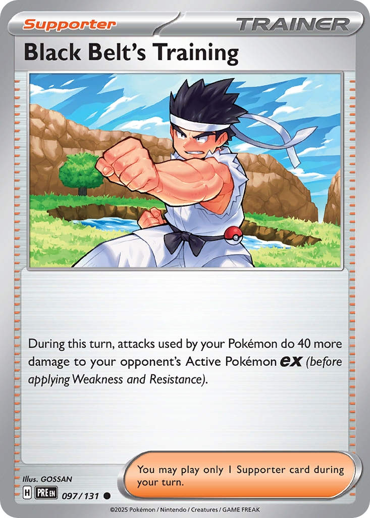 Black Belt's Training 097/131 Prismatic Evolutions card