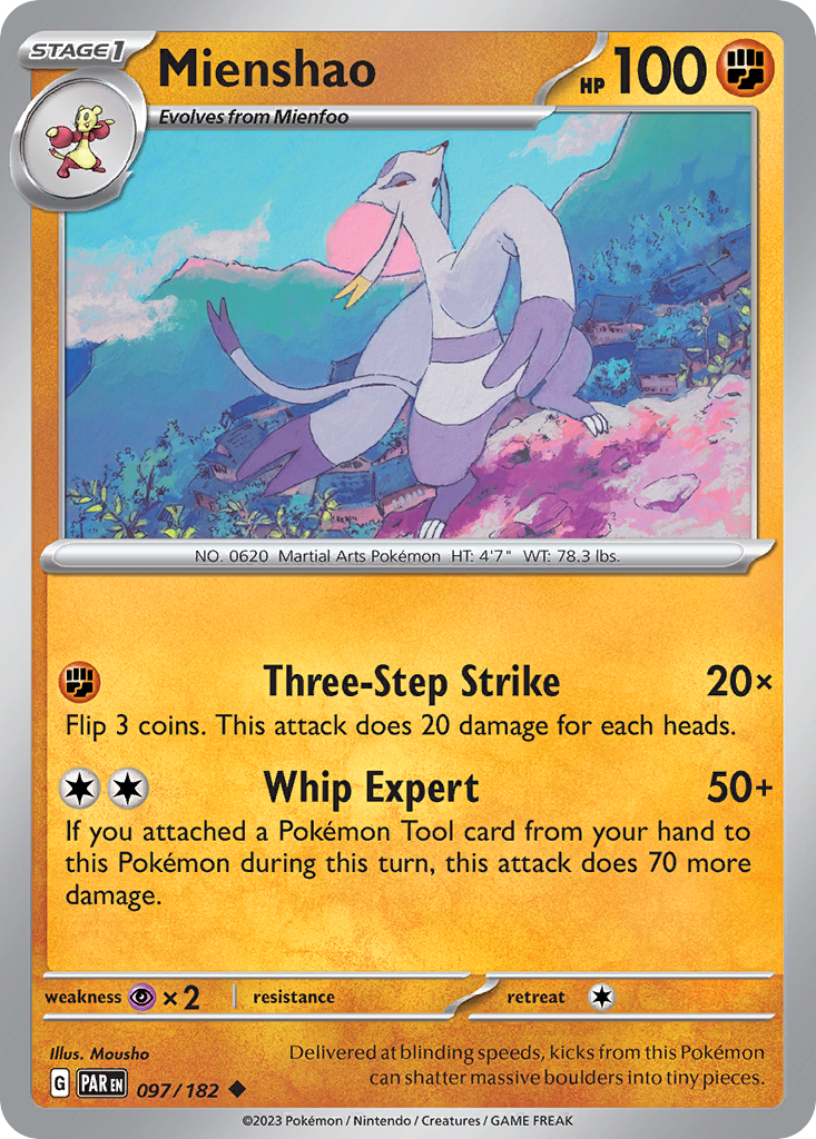 Mienshao 097/182 Paradox Rift card