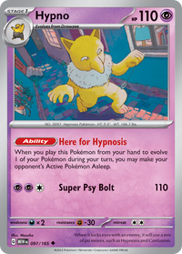 097/165 Hypno - Scarlet & Violet 151