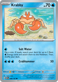 Krabby 098/165 Scarlet & Violet 151 card